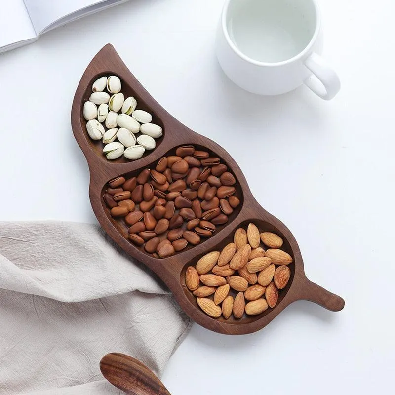 Creative Wood Snack Plate