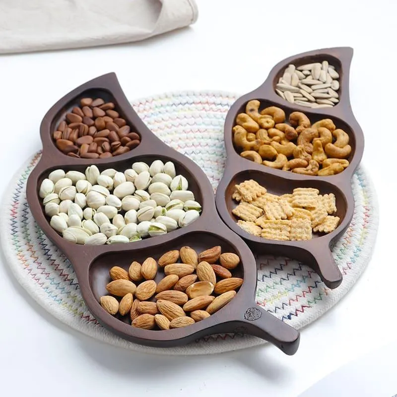 Creative Wood Snack Plate