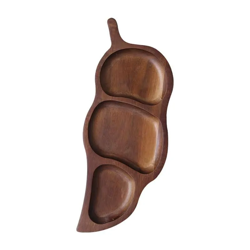 Creative Wood Snack Plate