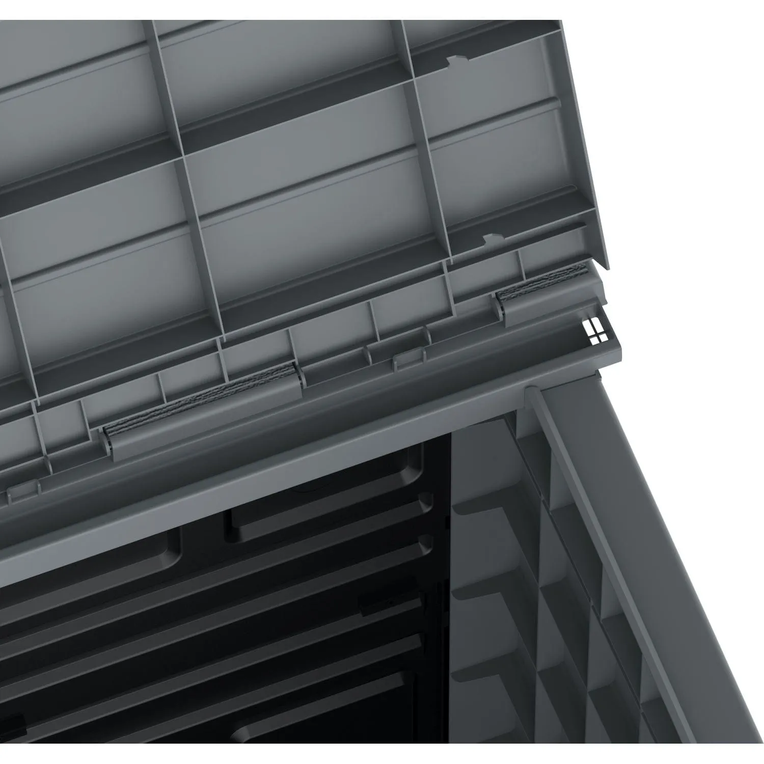 DuraMax | 4.3x2.4 ft Heavy Plastic StoreAway Multipurpose Horizontal Shed - 850L
