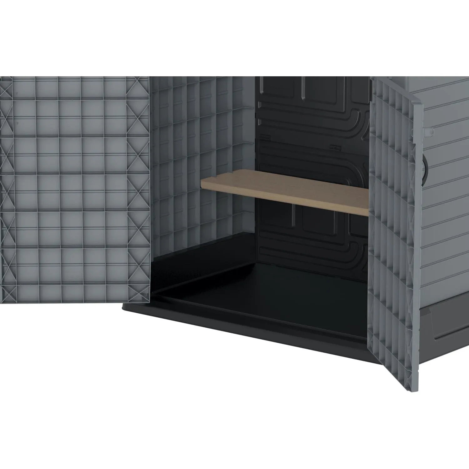 DuraMax | 4.3x2.4 ft Heavy Plastic StoreAway Multipurpose Horizontal Shed - 850L