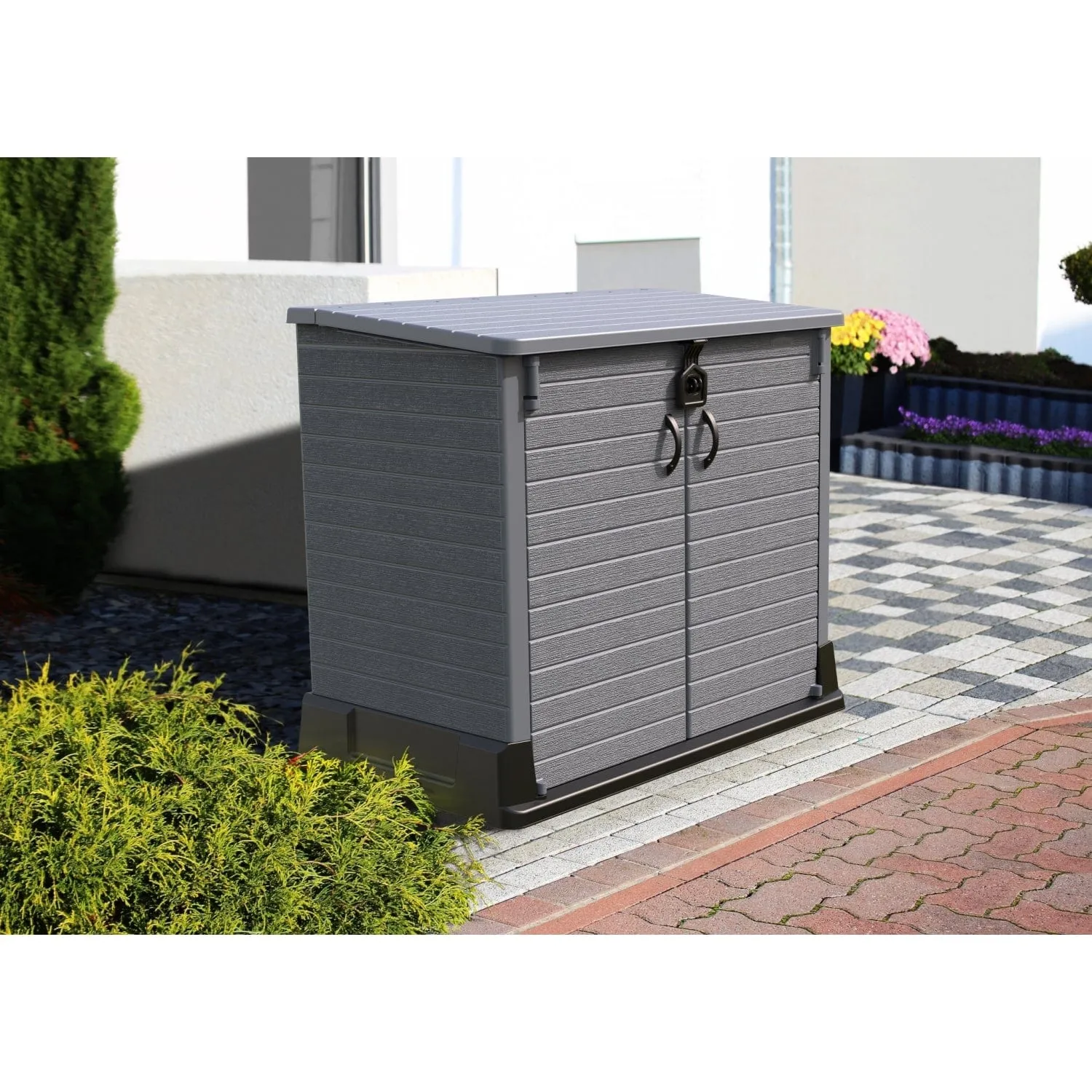 DuraMax | 4.3x2.4 ft Heavy Plastic StoreAway Multipurpose Horizontal Shed - 850L