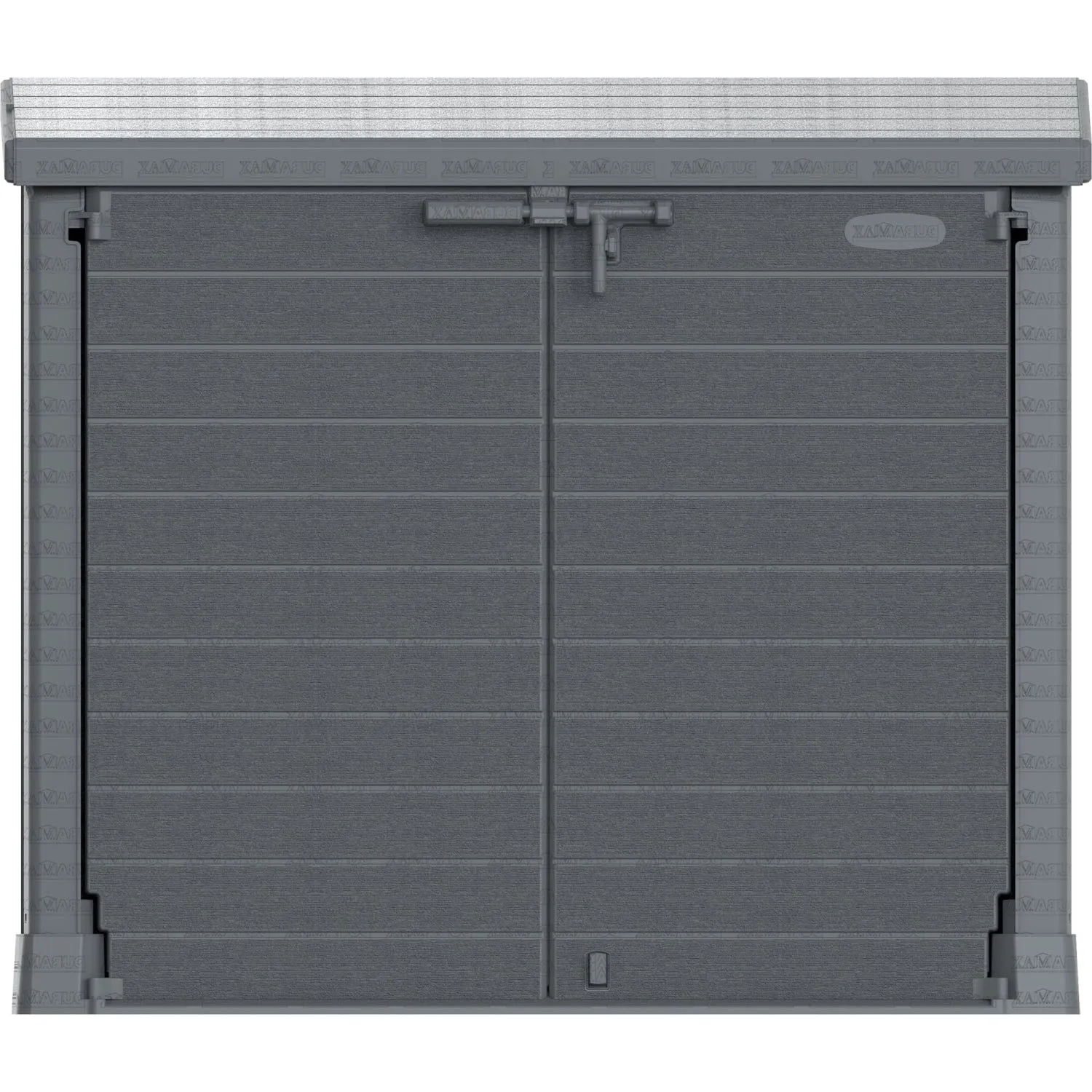 DuraMax | 4.5x2.8 ft Heavy Plastic StoreAway Multipurpose Horizontal Shed with Flat Lid - 1200L