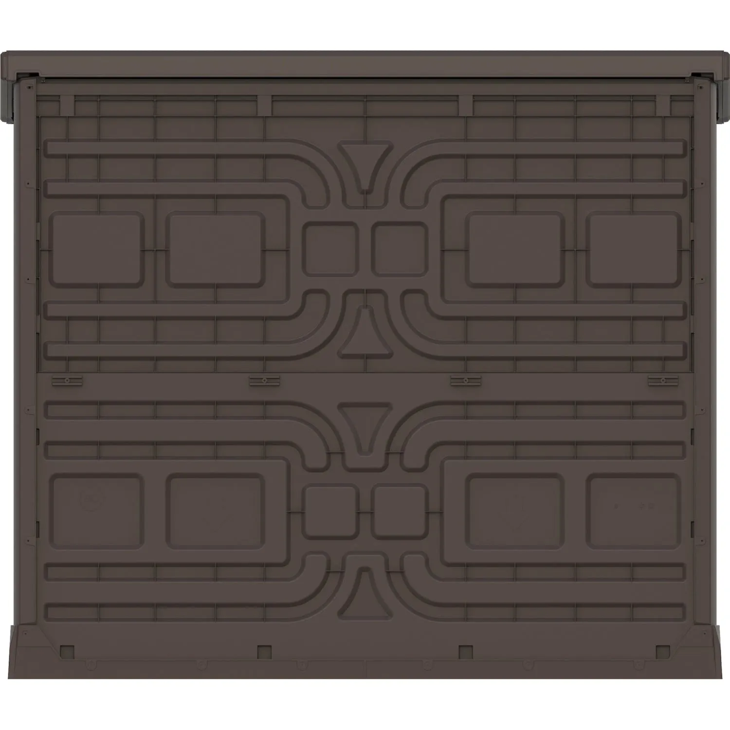 DuraMax | 4.5x2.8 ft Heavy Plastic StoreAway Multipurpose Horizontal Shed with Flat Lid - 1200L