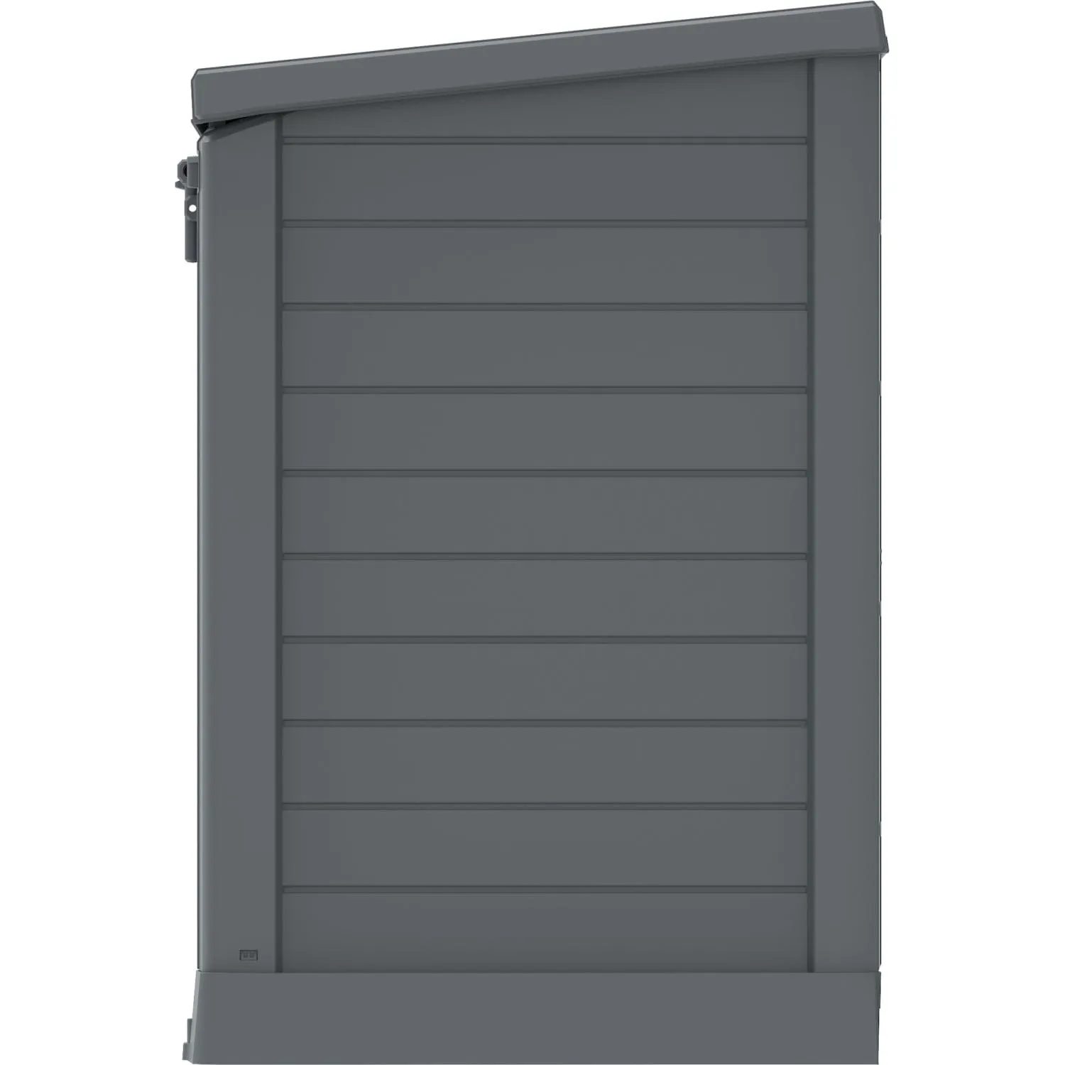 DuraMax | 4.5x2.8 ft Heavy Plastic StoreAway Multipurpose Horizontal Shed with Flat Lid - 1200L