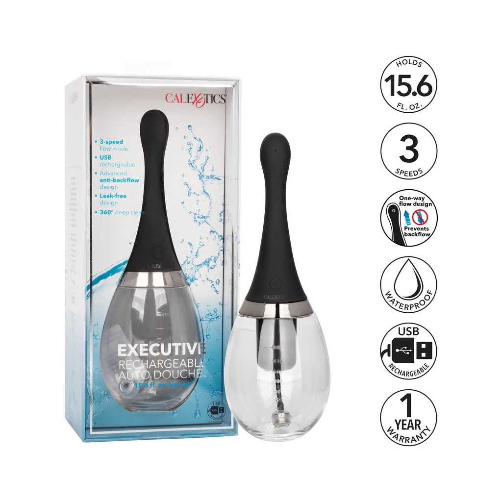 Executive Rechargeable Auto Douche - Black