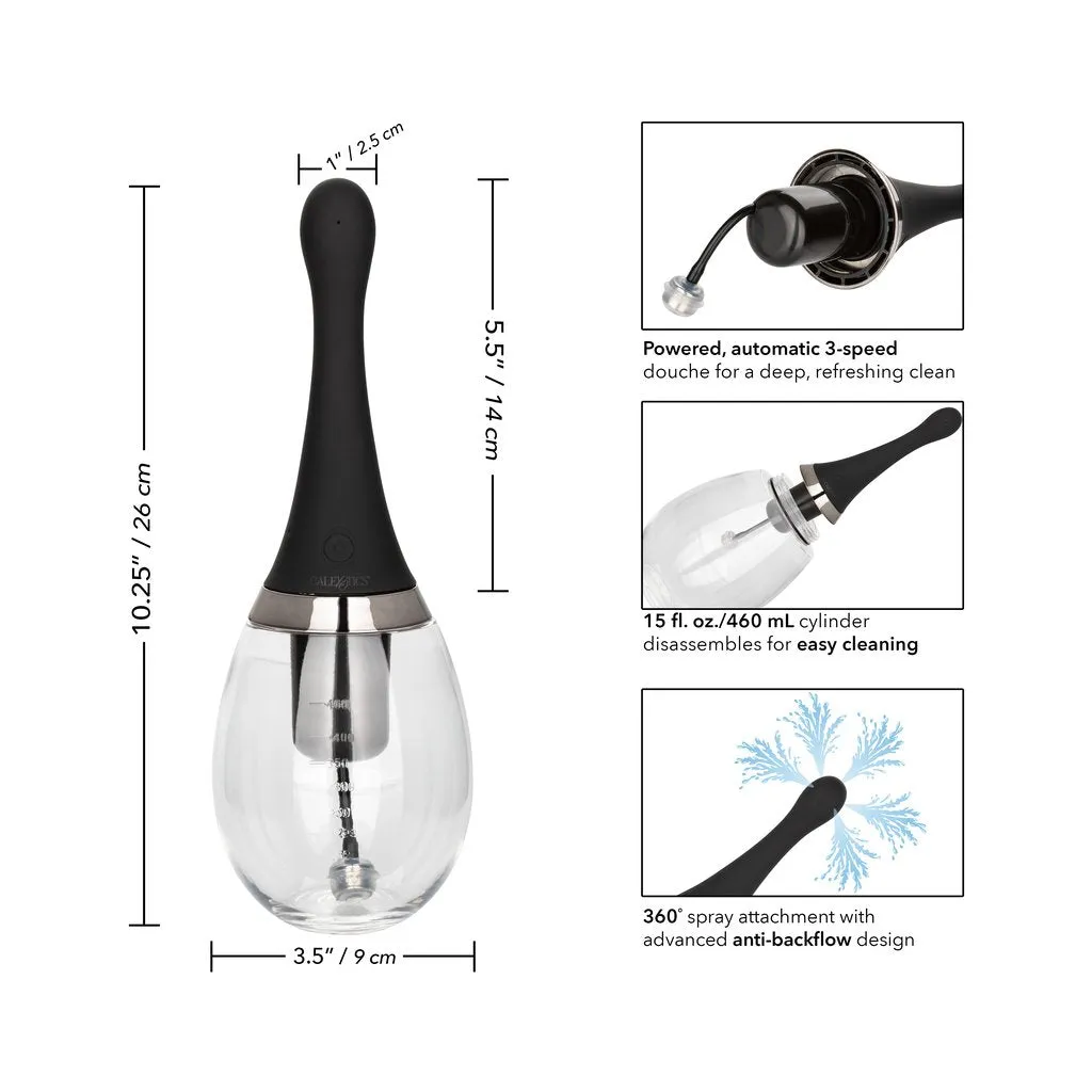 Executive Rechargeable Auto Douche - Black