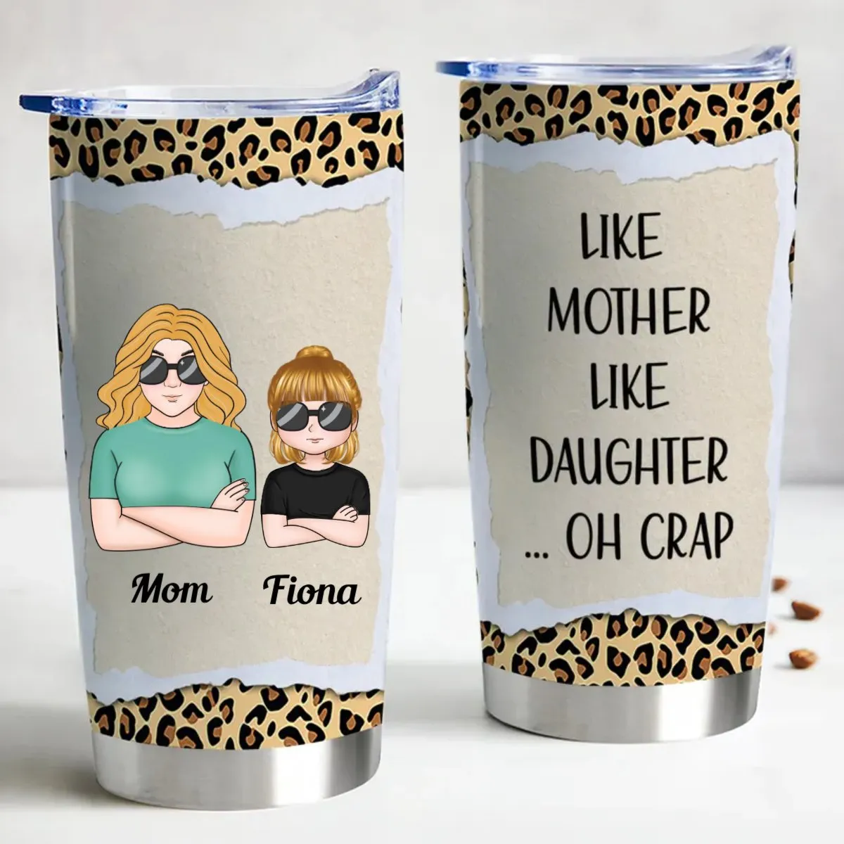 Family - Like Mother Like Daughter - Personalized Tumbler