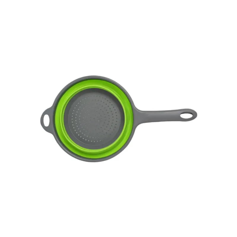 Foldable Silicone Kitchen Drain Basket Kt32122