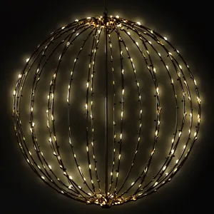 Foldable Sphere Brown Wire