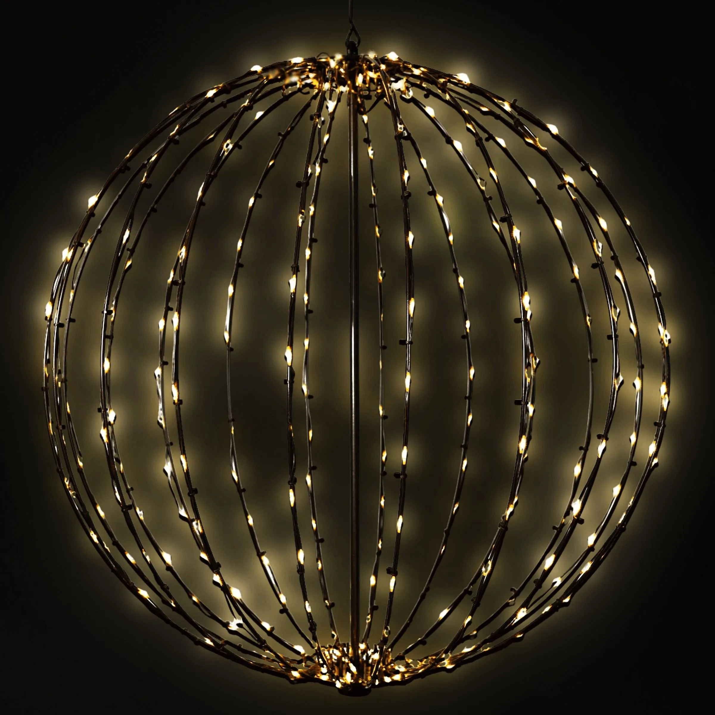 Foldable Sphere Brown Wire
