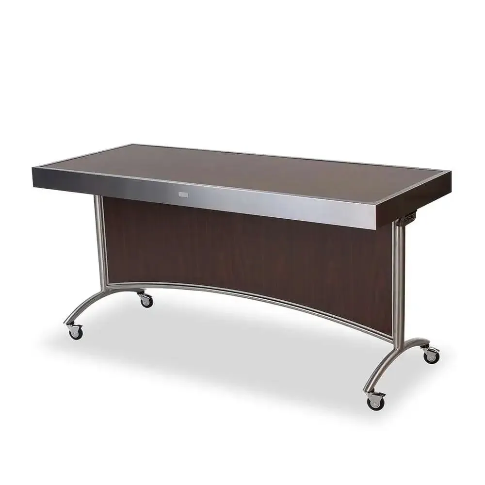 Forbes Industries 7013-6 30" Mobile Tables (nestable - 6-ft) with Stainless Steel Framed Laminate Tabletop, Stylish Legs