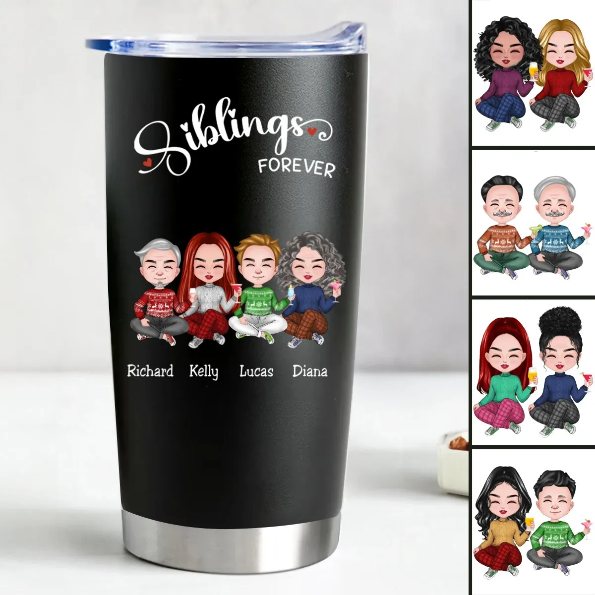 Forever Together 20oz Custom Insulated Tumbler (Z4)