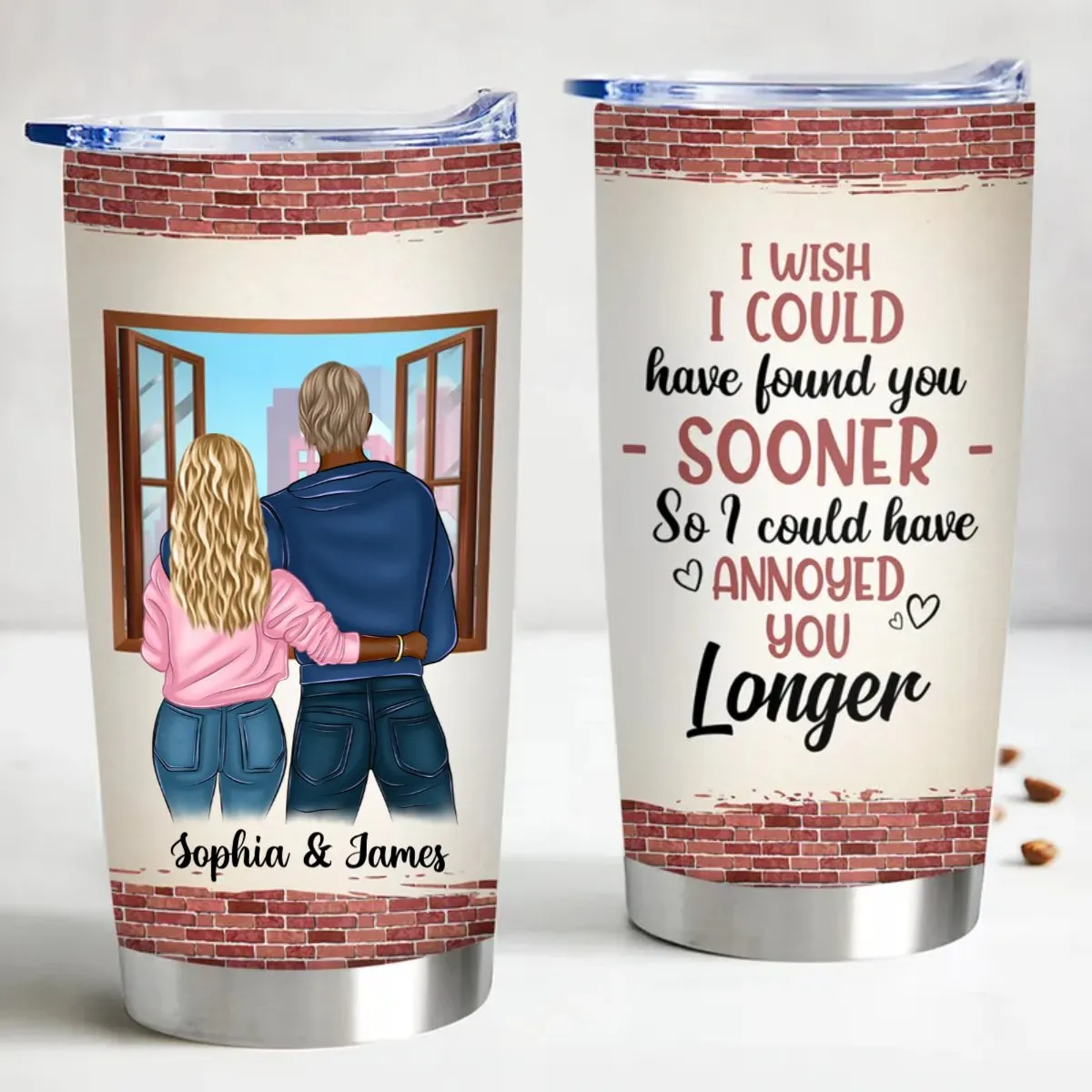 Found You Sooner - Personalized Stainless Steel Tumbler