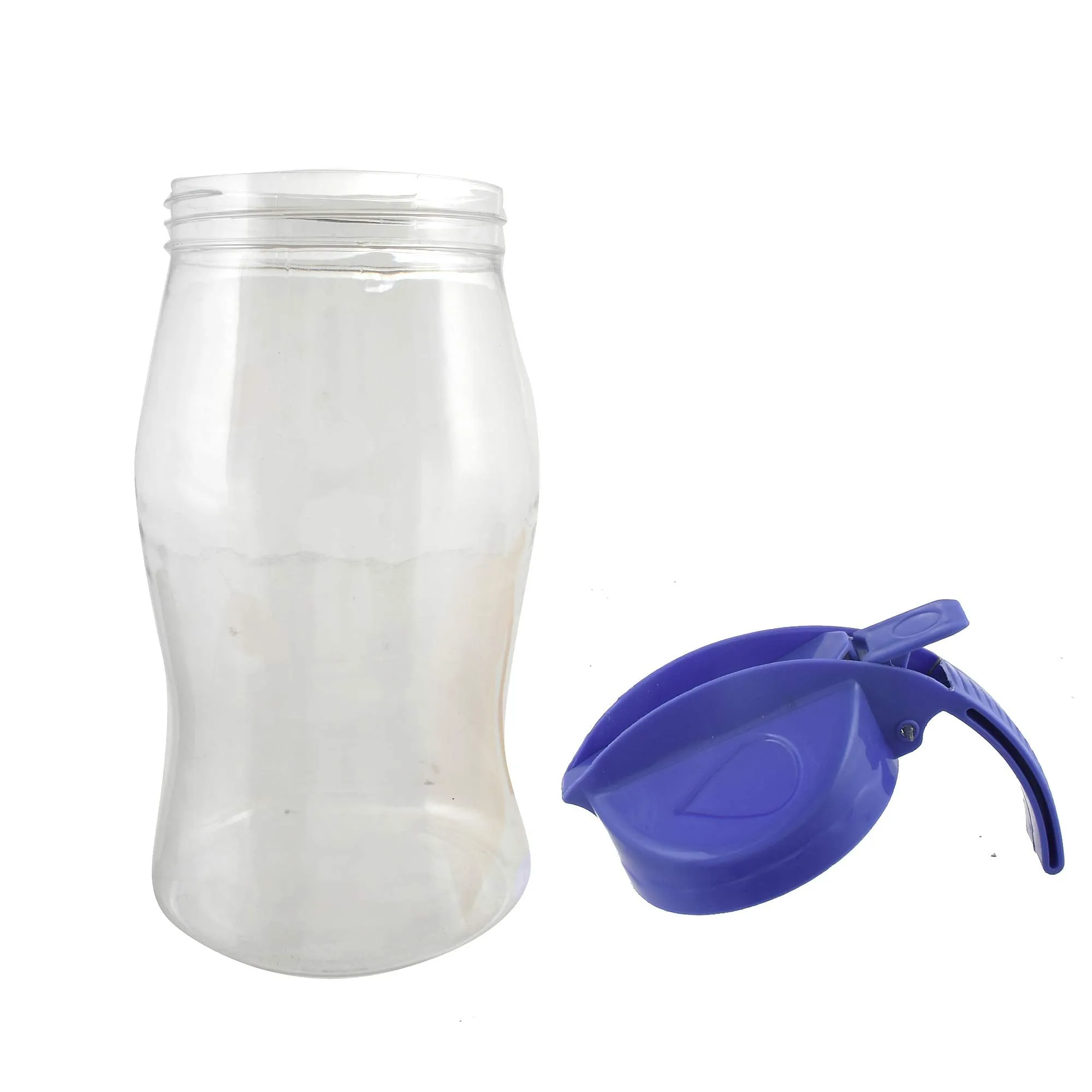 Fun Homes 2 Pieces Plastic Leakproof Oil Bottle Olive Oil Dispenser for Kitchen Storage Container,1100 Ml (Purple)