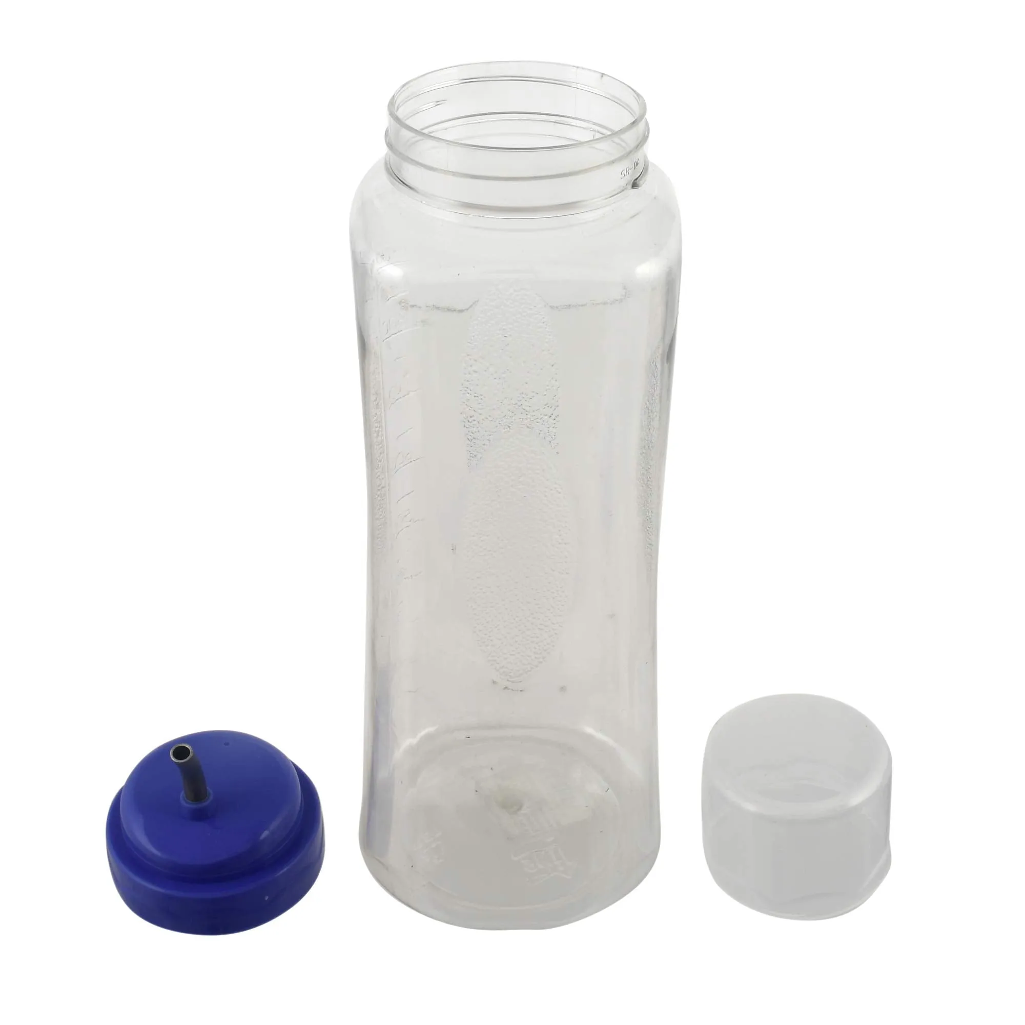 Fun Homes Plastic Leakproof Drop Oil Bottle Olive Oil Dispenser for Kitchen Storage Container,1 LTR (Purple), Set of 1