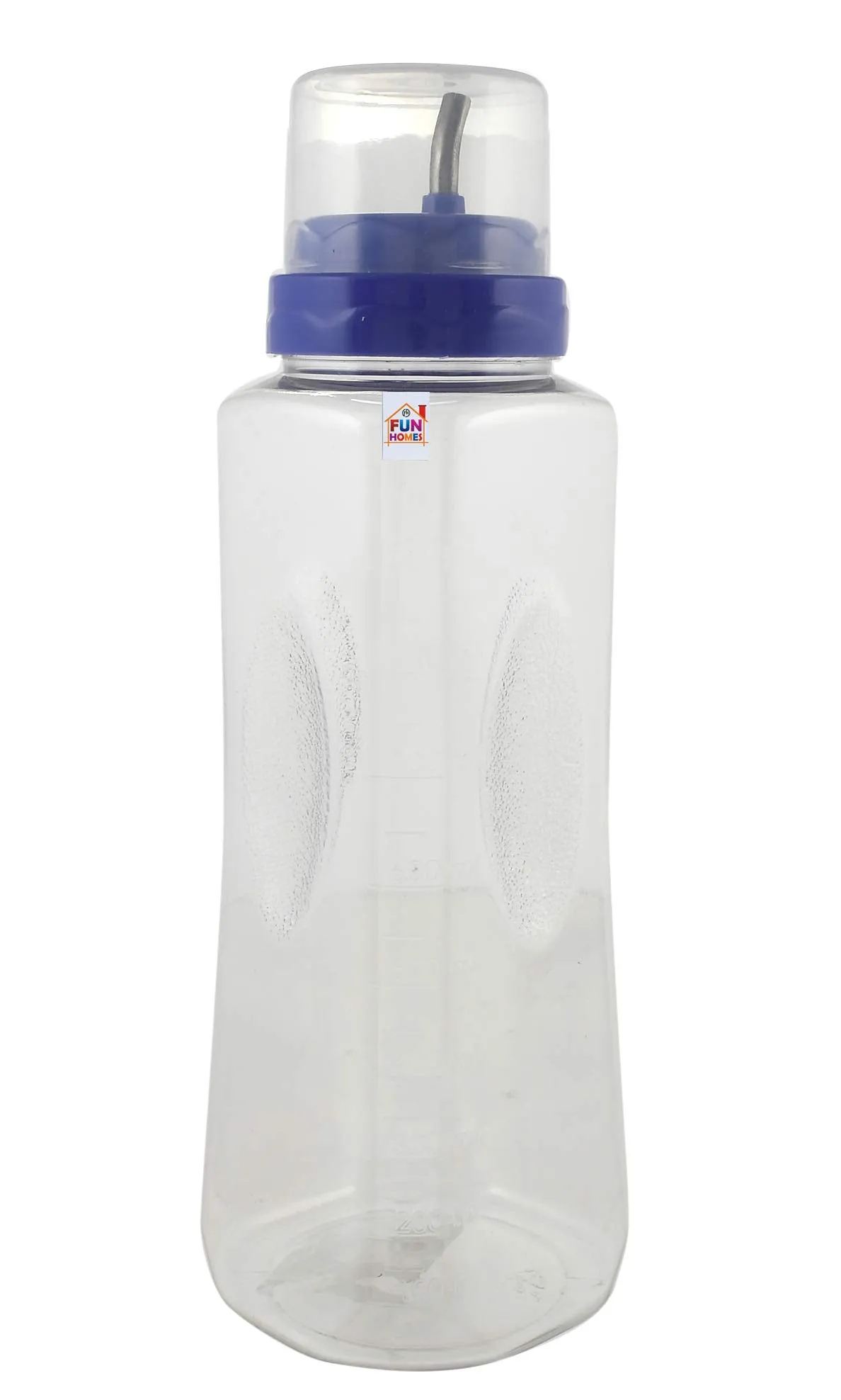 Fun Homes Plastic Leakproof Drop Oil Bottle Olive Oil Dispenser for Kitchen Storage Container,1 LTR (Purple), Set of 1