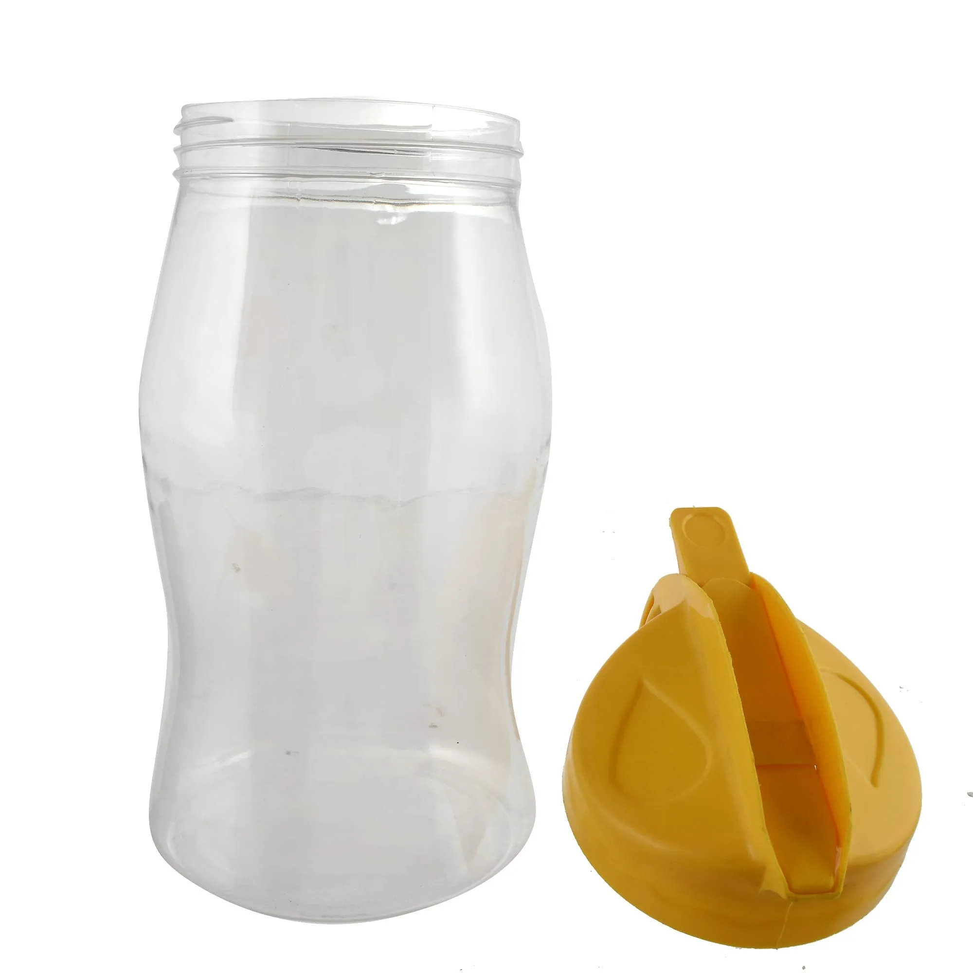 Fun Homes Plastic Leakproof Oil Bottle Olive Oil Dispenser for Kitchen Storage Container,1100 Ml (Yellow), Standard (Pack of 1)
