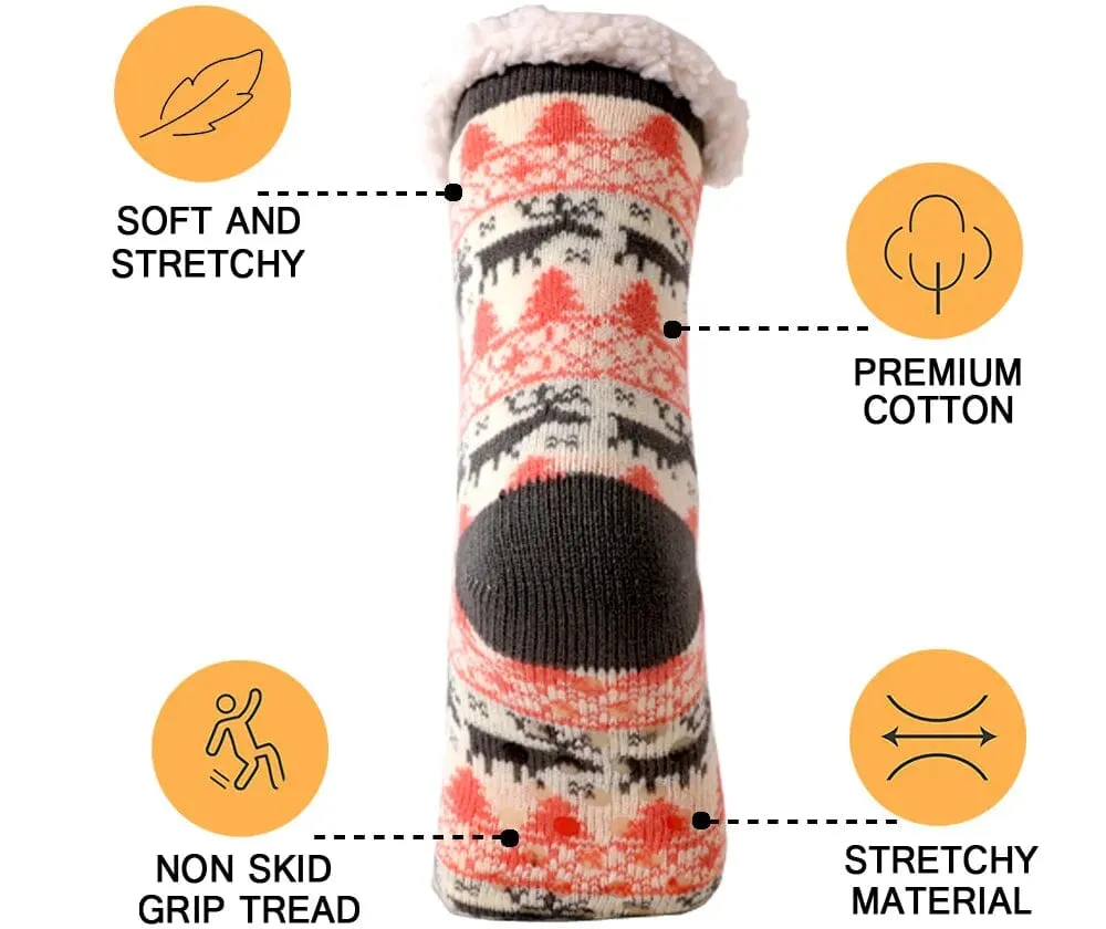 Kids Fuzzy Slipper Socks - Ultra Soft, Non-Slip, & Warm Winter Comfort