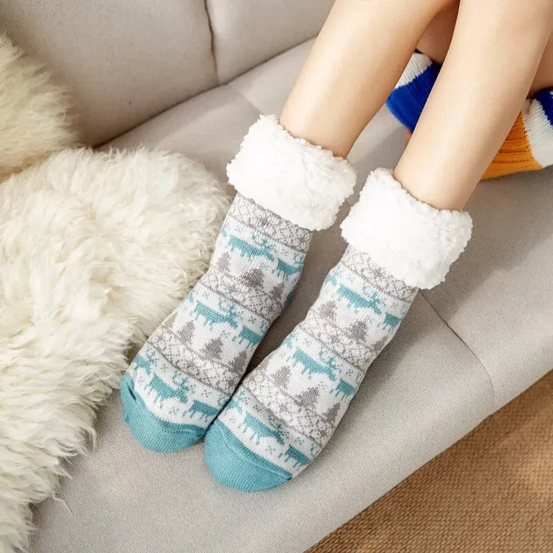 Kids Fuzzy Slipper Socks - Ultra Soft, Non-Slip, & Warm Winter Comfort