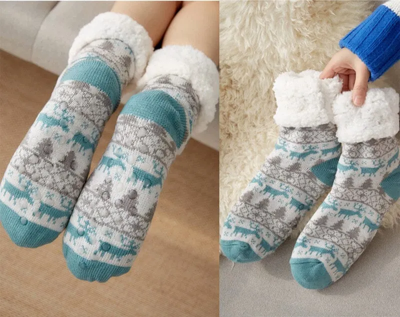 Kids Fuzzy Slipper Socks - Ultra Soft, Non-Slip, & Warm Winter Comfort