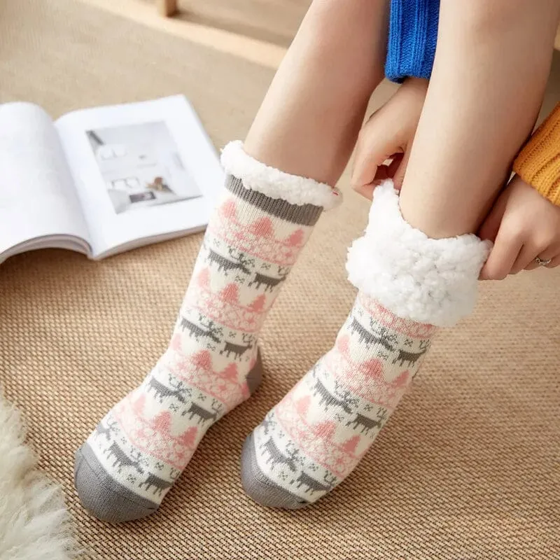 Kids Fuzzy Slipper Socks - Ultra Soft, Non-Slip, & Warm Winter Comfort