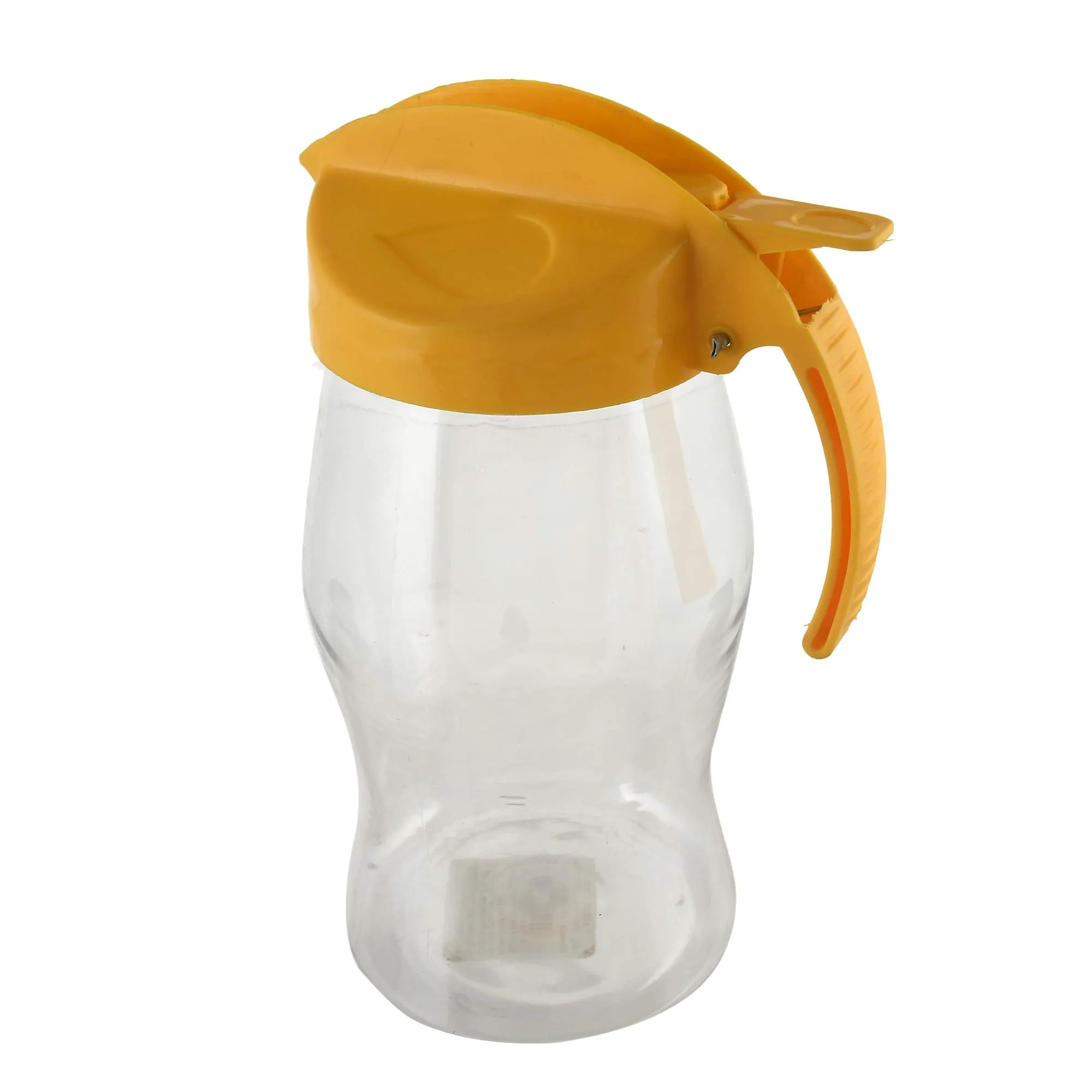 Kuber Industries 2 Pieces Plastic Leakproof Oil Bottle Olive Oil Dispenser for Kitchen Storage Container,1100 Ml (Yellow & Purple)-KUBMARTK11141