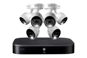 Lorex 4K 8-Channel Wired DVR System with Active Deterrence Cameras