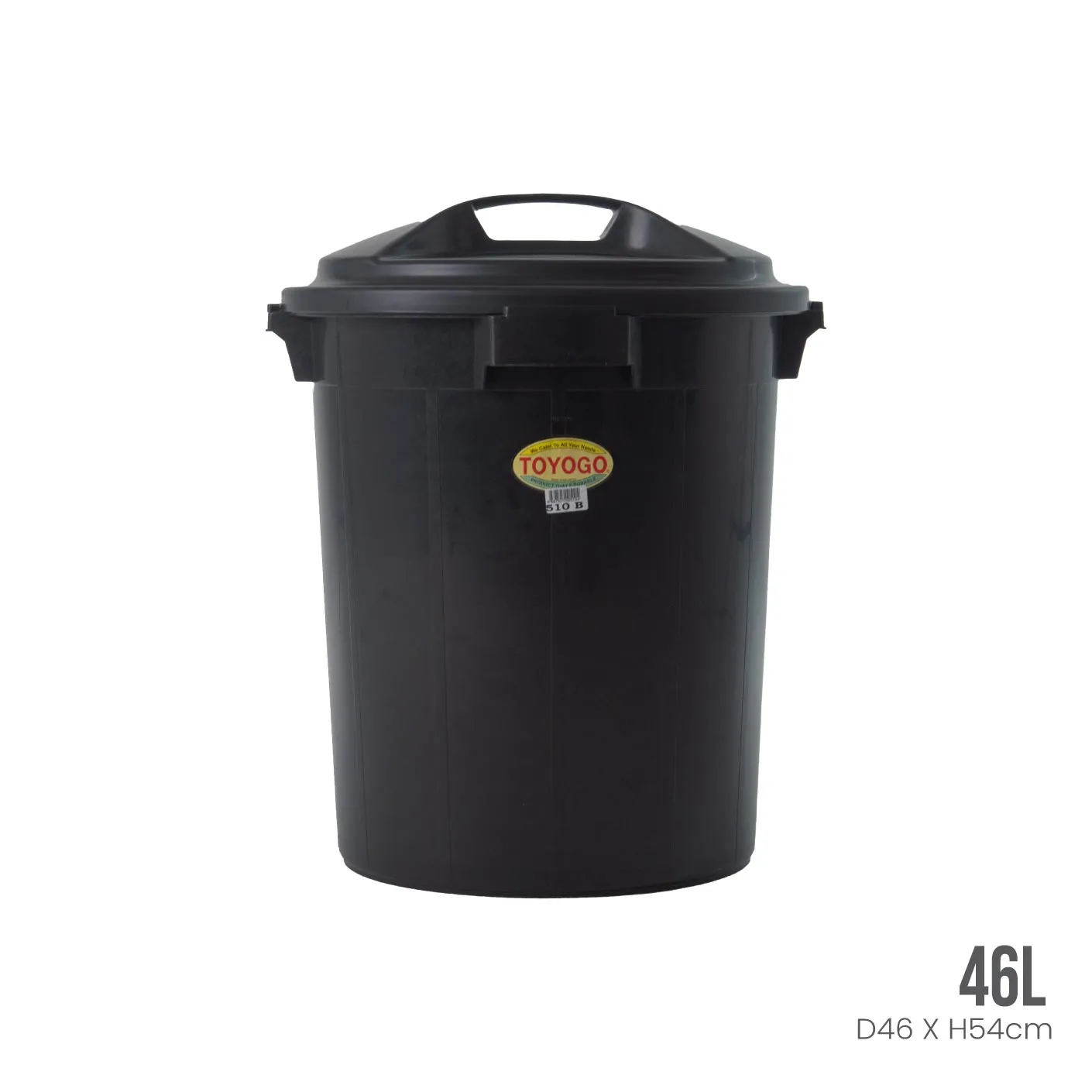 LUCKY PAIL 12 GAL (BLACK/GREEN) (510-B)