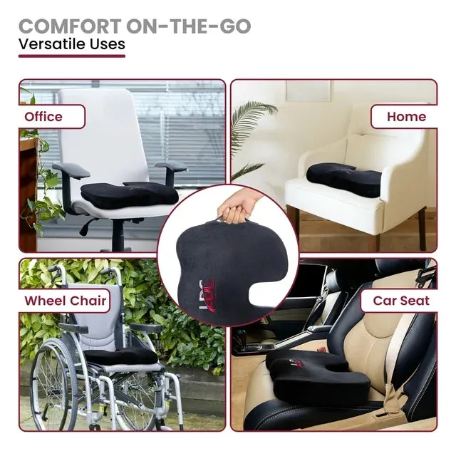 Memory Foam Back Support Cushion
