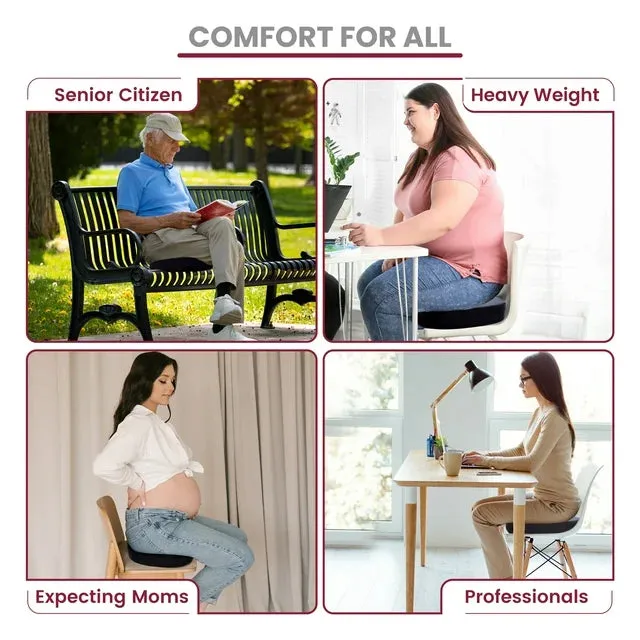 Memory Foam Back Support Cushion