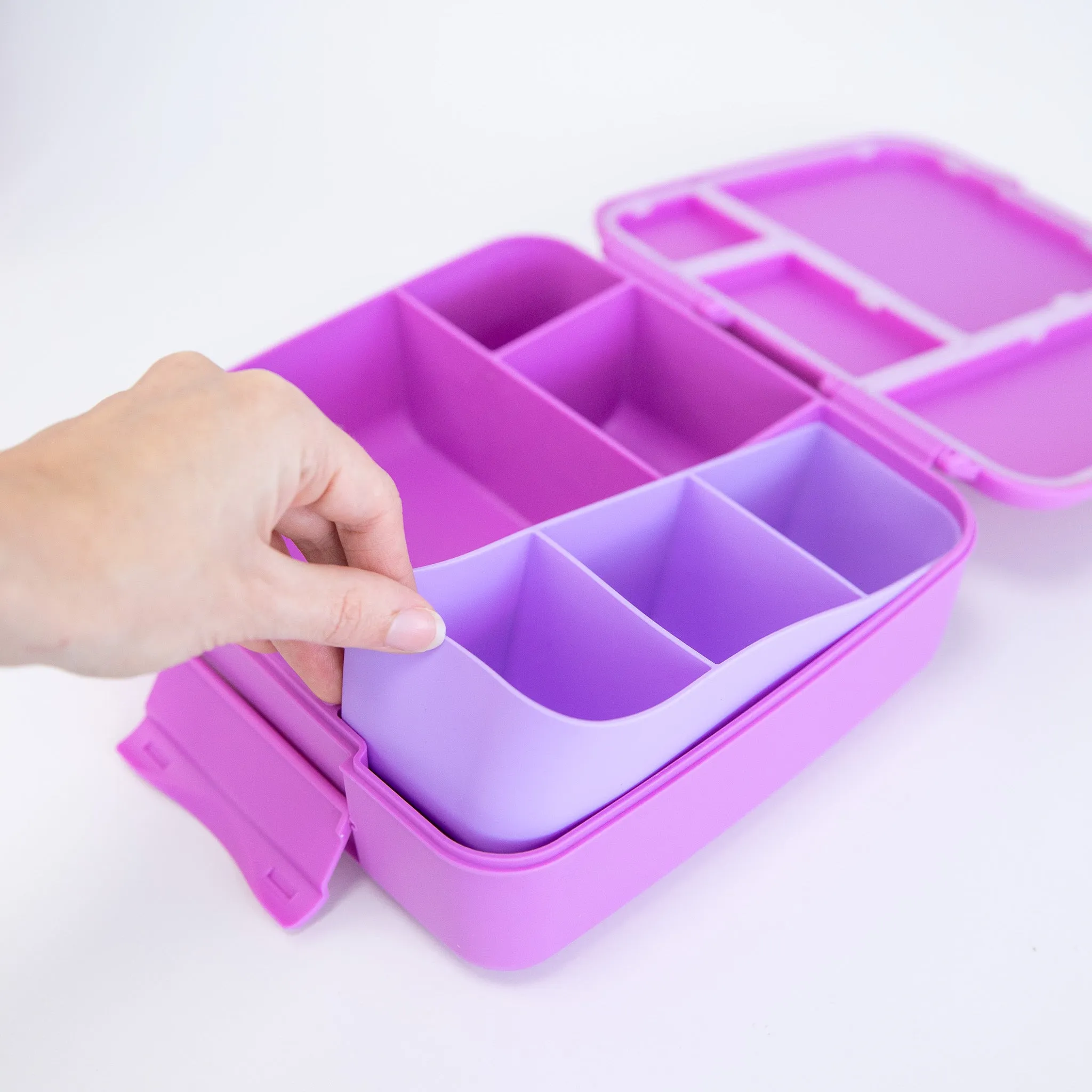 MontiiCo Feast Lunch Box & Accessories Bundle - Fuchsia