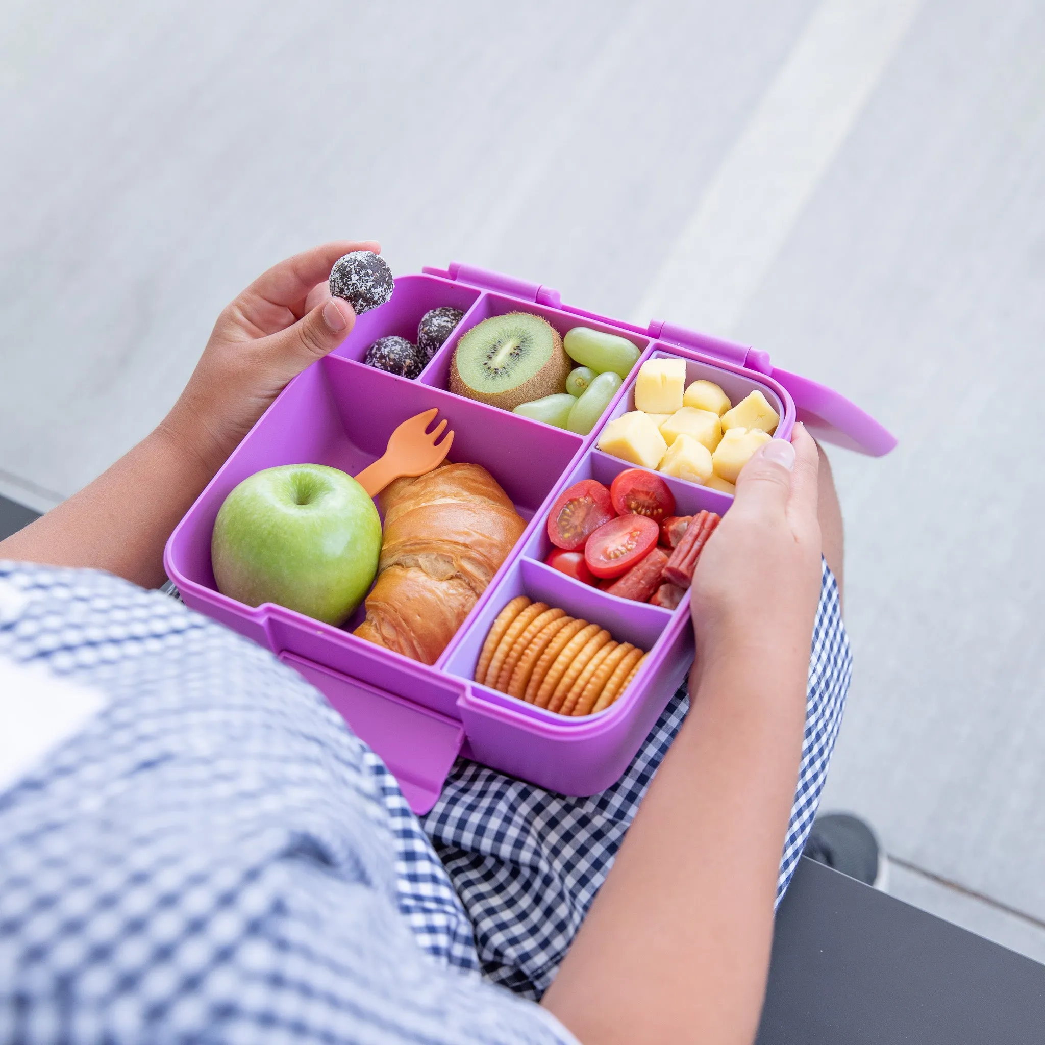 MontiiCo Feast Lunch Box & Accessories Bundle - Fuchsia