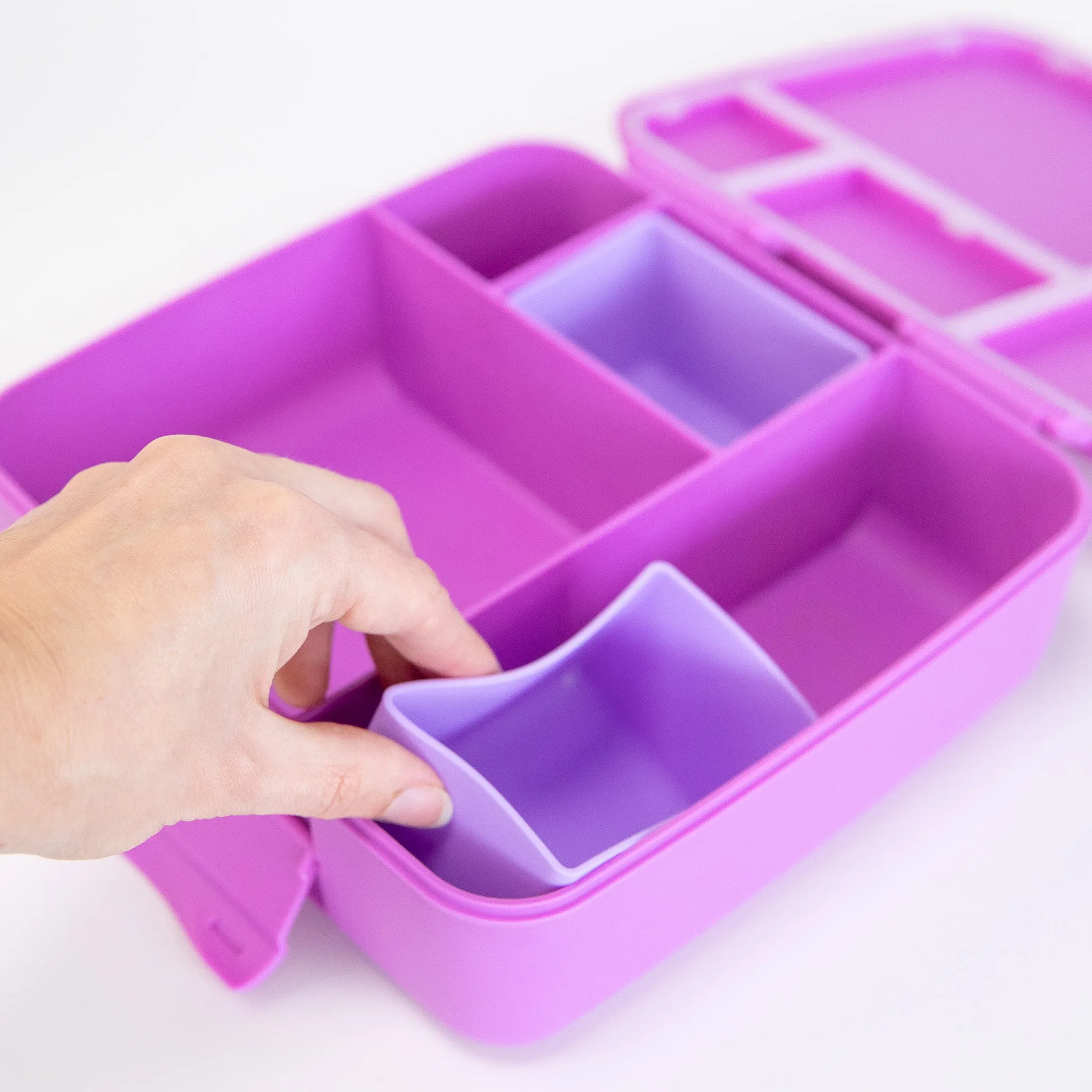 MontiiCo Feast Lunch Box & Accessories Bundle - Fuchsia