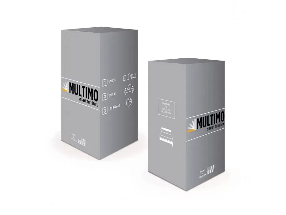 Multimo - Full 8 Inch Cooling Memory Foam MEDIUM FIRM Mattress