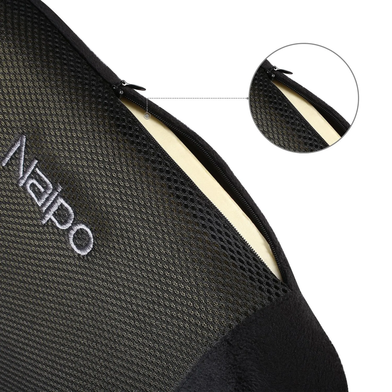 Naipo Memory Foam Lumbar Support Cushion