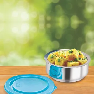 NanoNine Tiffiny 225 ml Double Wall Insulated Stainless Steel Lunch Box.