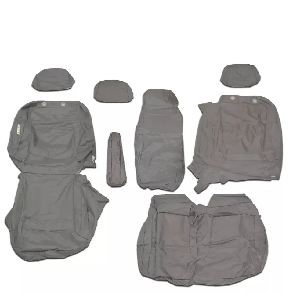 Nissan Primastar Front 1 2 Fully Tailored Waterproof Seat Covers Grey MY 22 