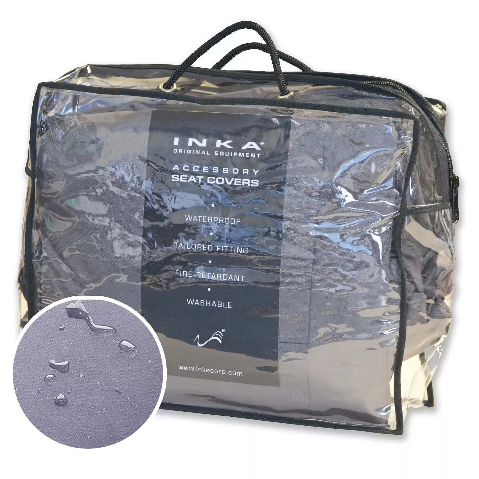 Nissan Primastar Front 1 2 Fully Tailored Waterproof Seat Covers Grey MY 22 