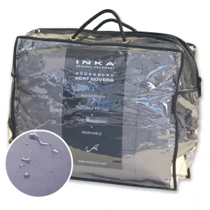 Nissan Primastar Front 1 2 Fully Tailored Waterproof Seat Covers Grey MY 22 
