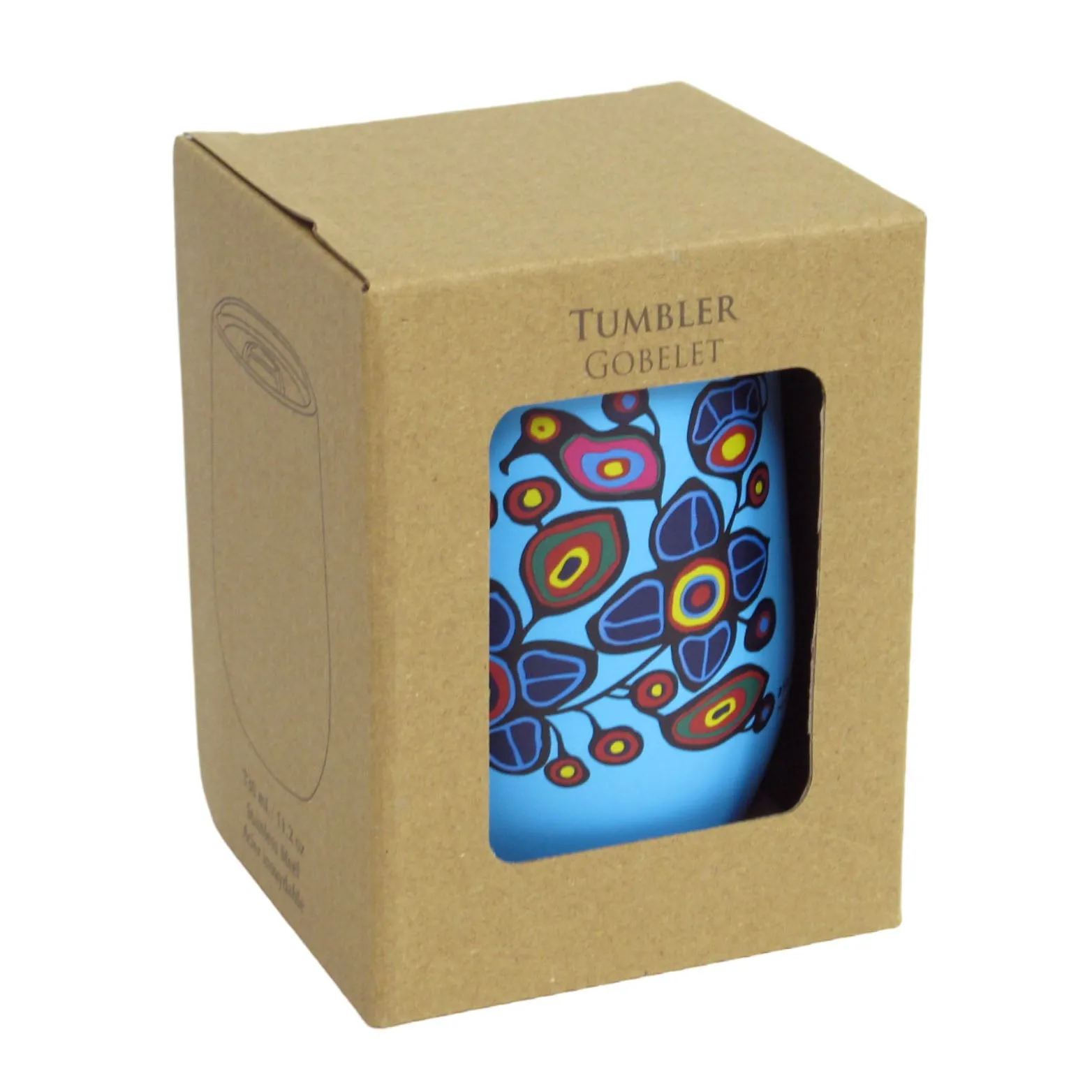 Norval Morrisseau Flowers & Birds Tumbler