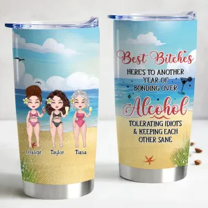 Personalized Stainless Steel Tumbler for Best Friends - 20oz