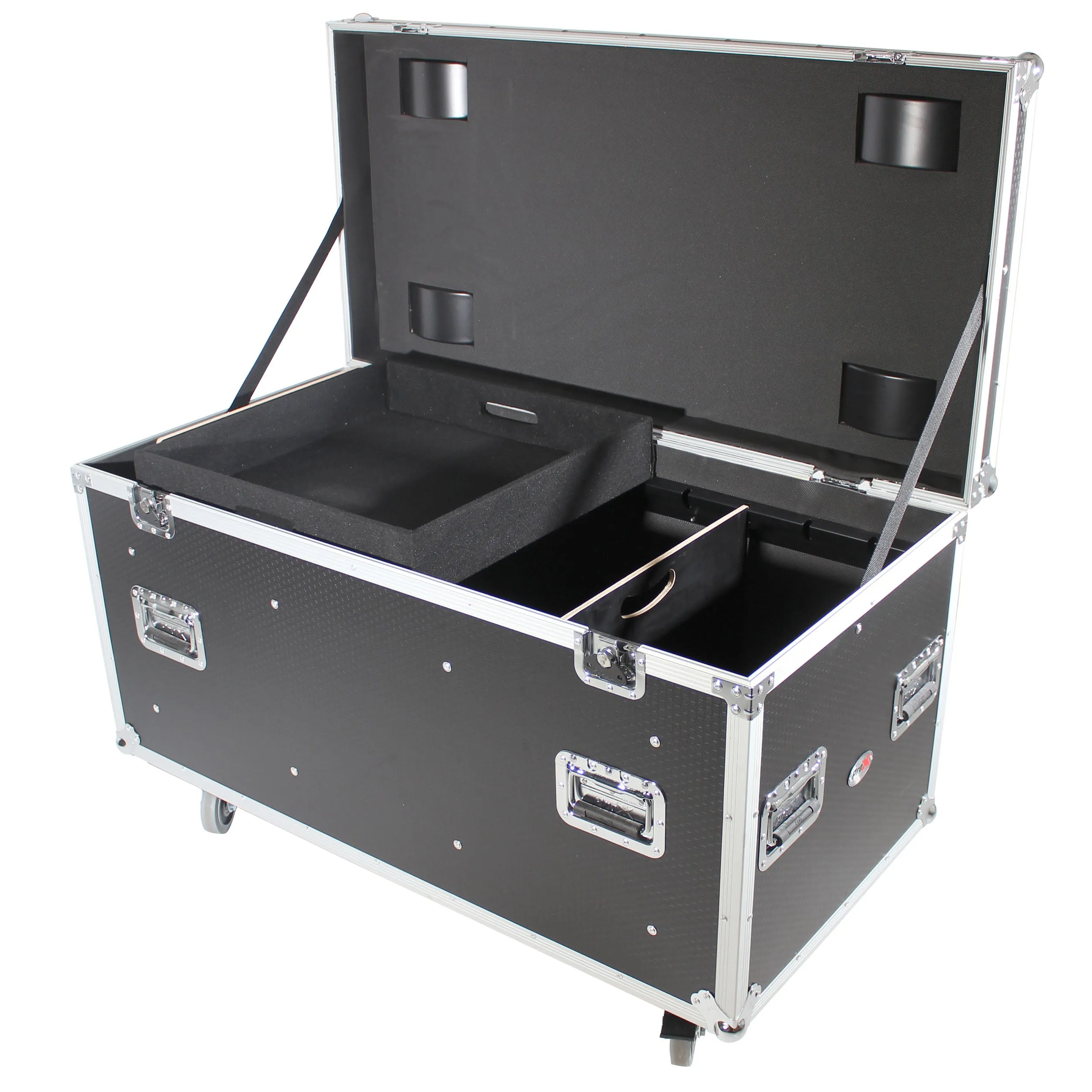 ProX XS-UTLD1 ATA Utility Flight Travel Heavy-Duty Storage Road Case with 4" in casters – 47.2"x23.6"x23.6" Exterior