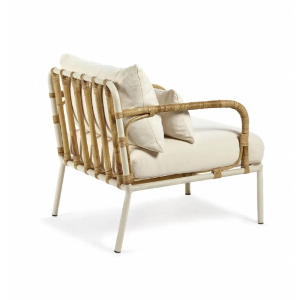 Serax Capizzi OUTDOOR armchair white frame - off white cushions