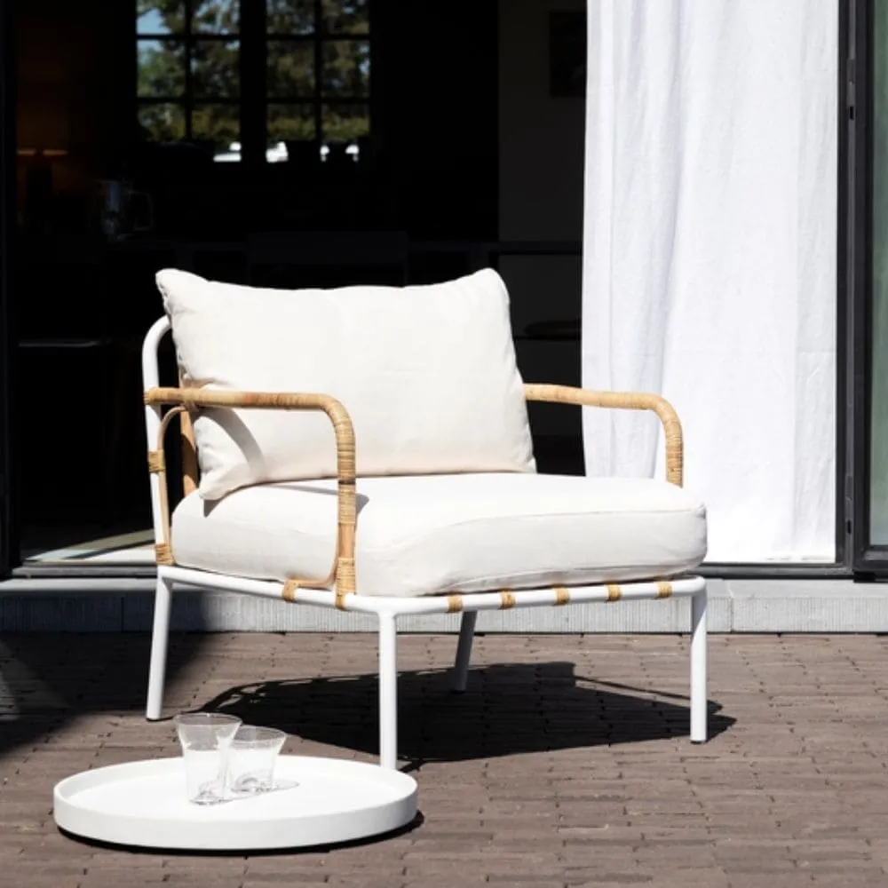 Serax Capizzi OUTDOOR armchair white frame - off white cushions