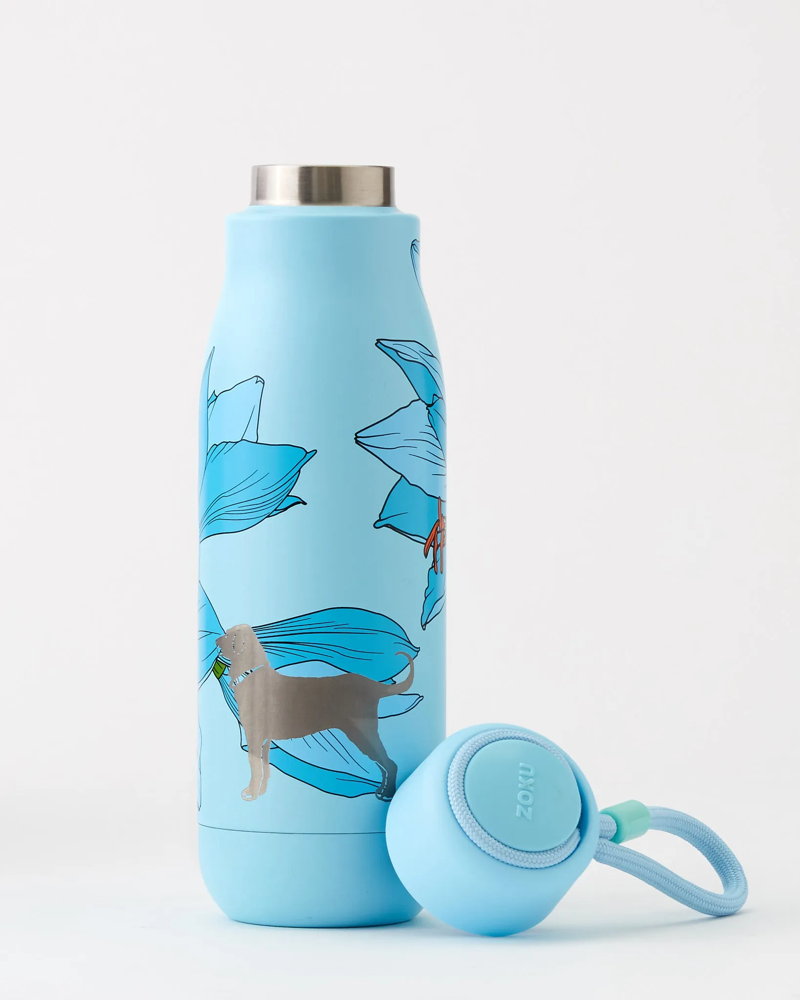 Stainless Steel Carabiner Water Bottle