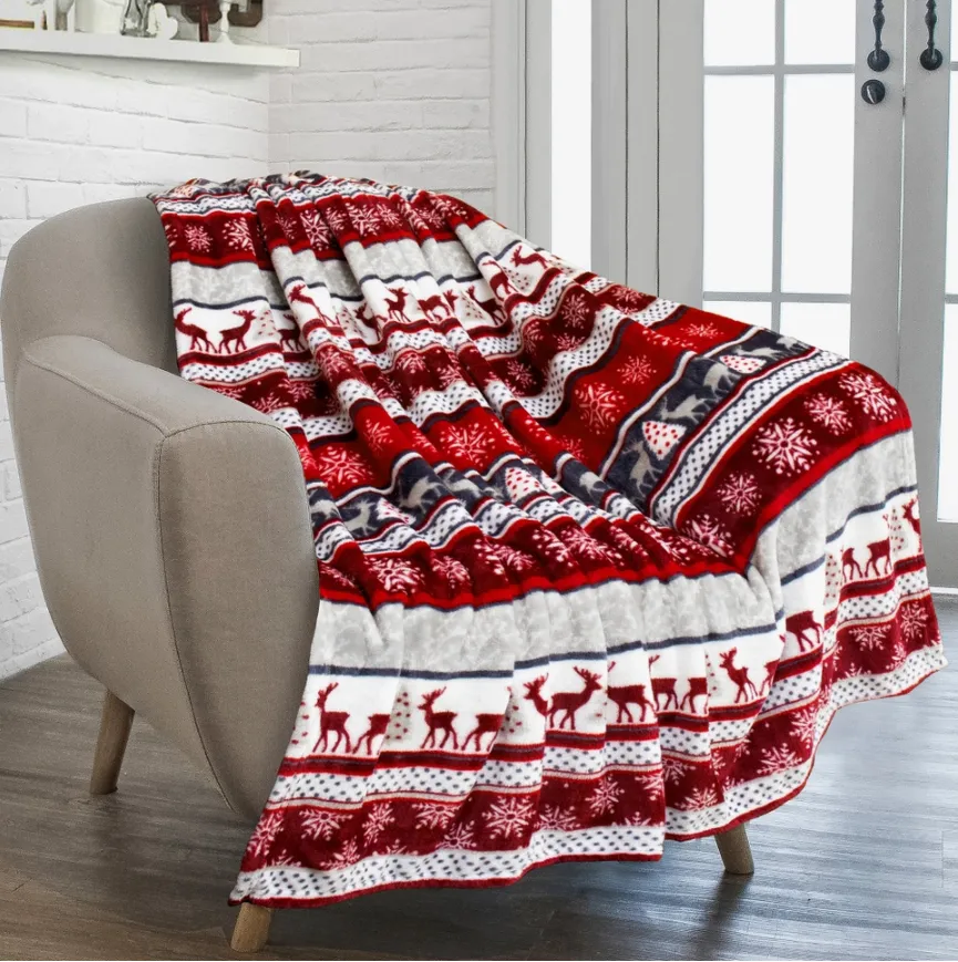 Super Soft Christmas Throw