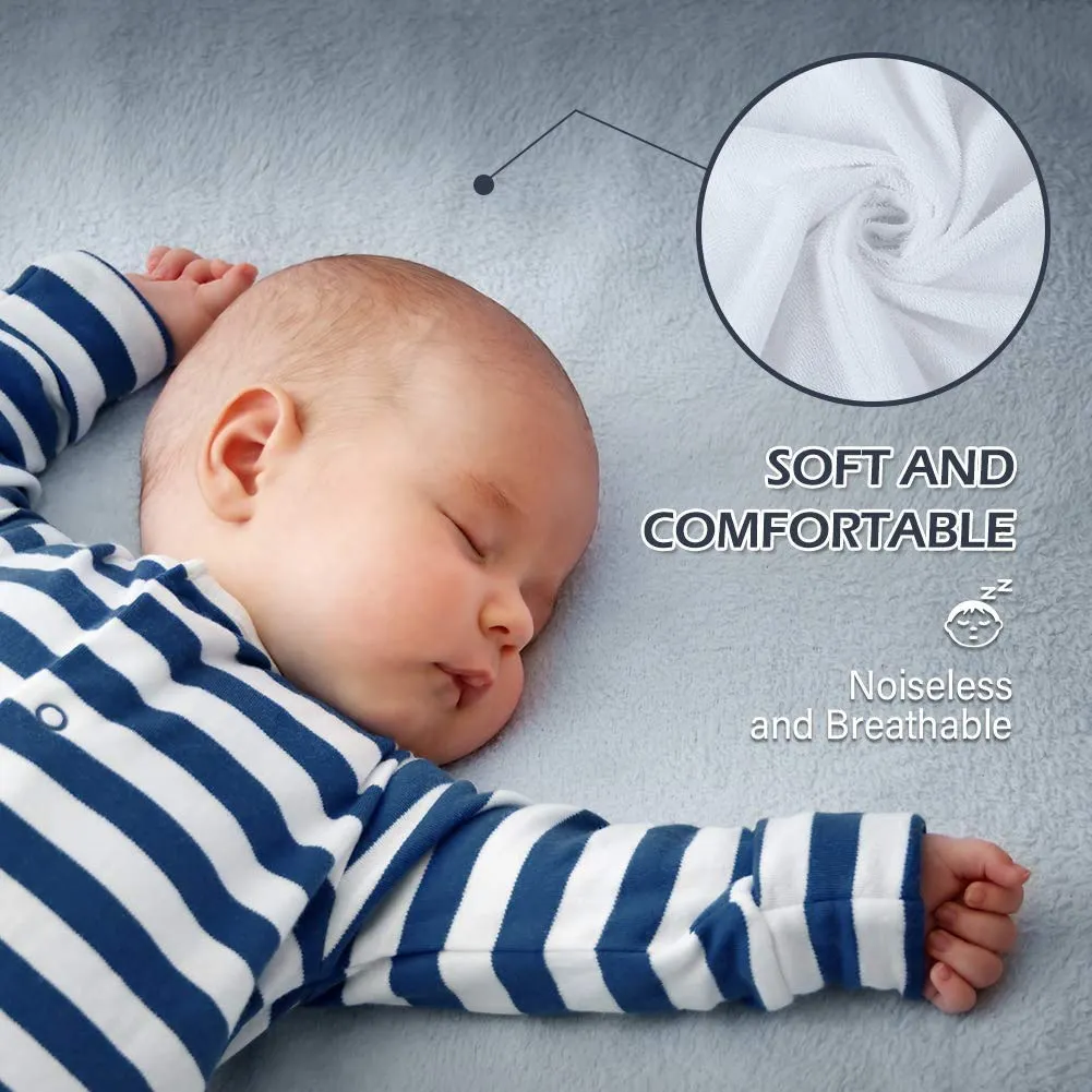 Terry, BARIRA, Waterproof Mattress Protector, 100 % Polyester, White