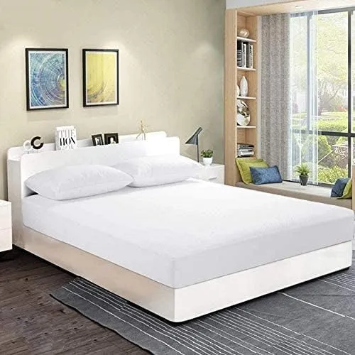 Terry, BARIRA, Waterproof Mattress Protector, 100 % Polyester, White