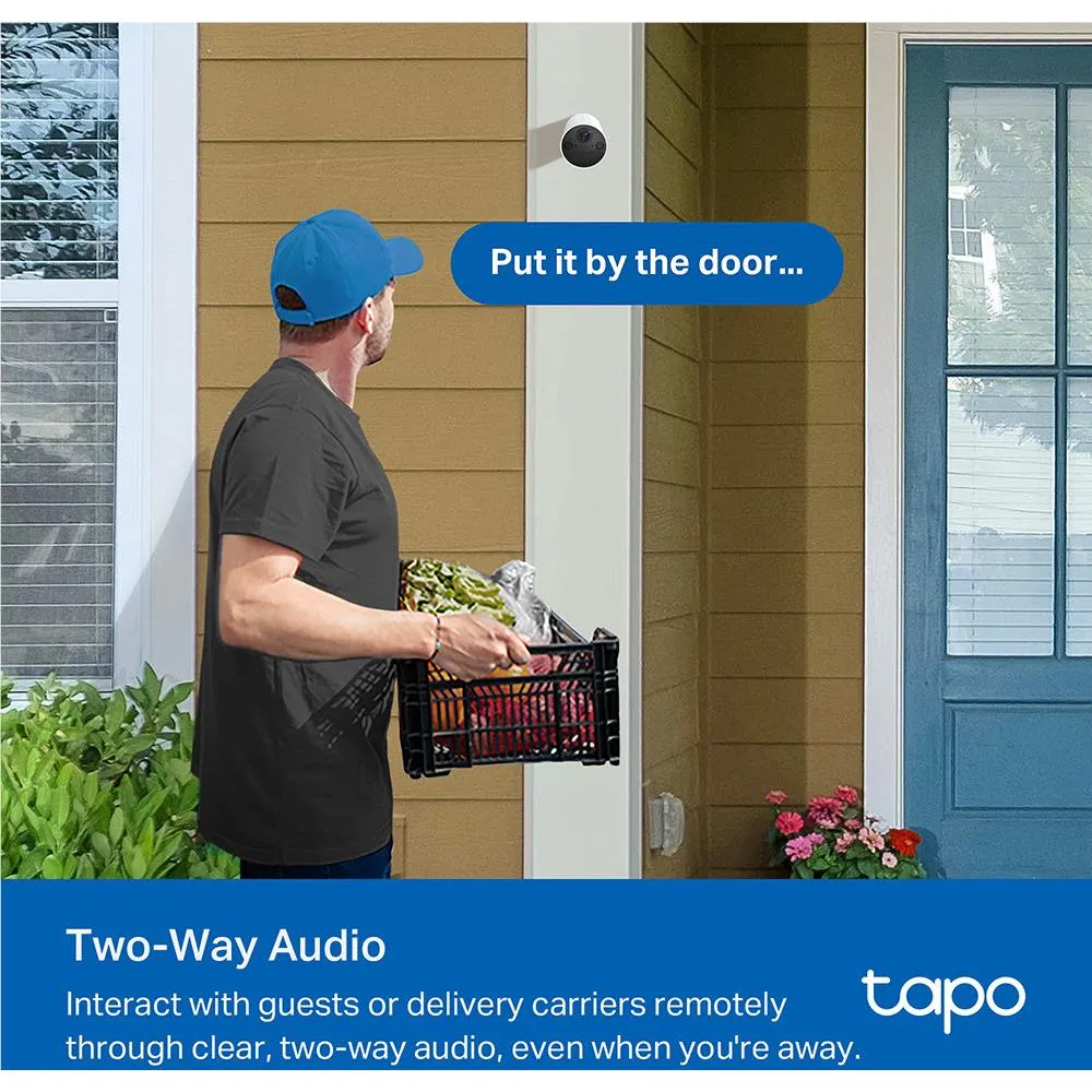 TP-Link Tapo 2K 3MP Smart Wire-Free Security Camera